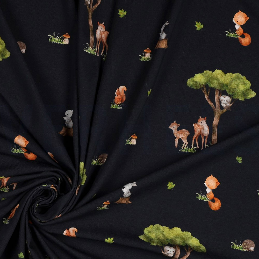 M09 – SÖTÉT kék, állatok, erdő